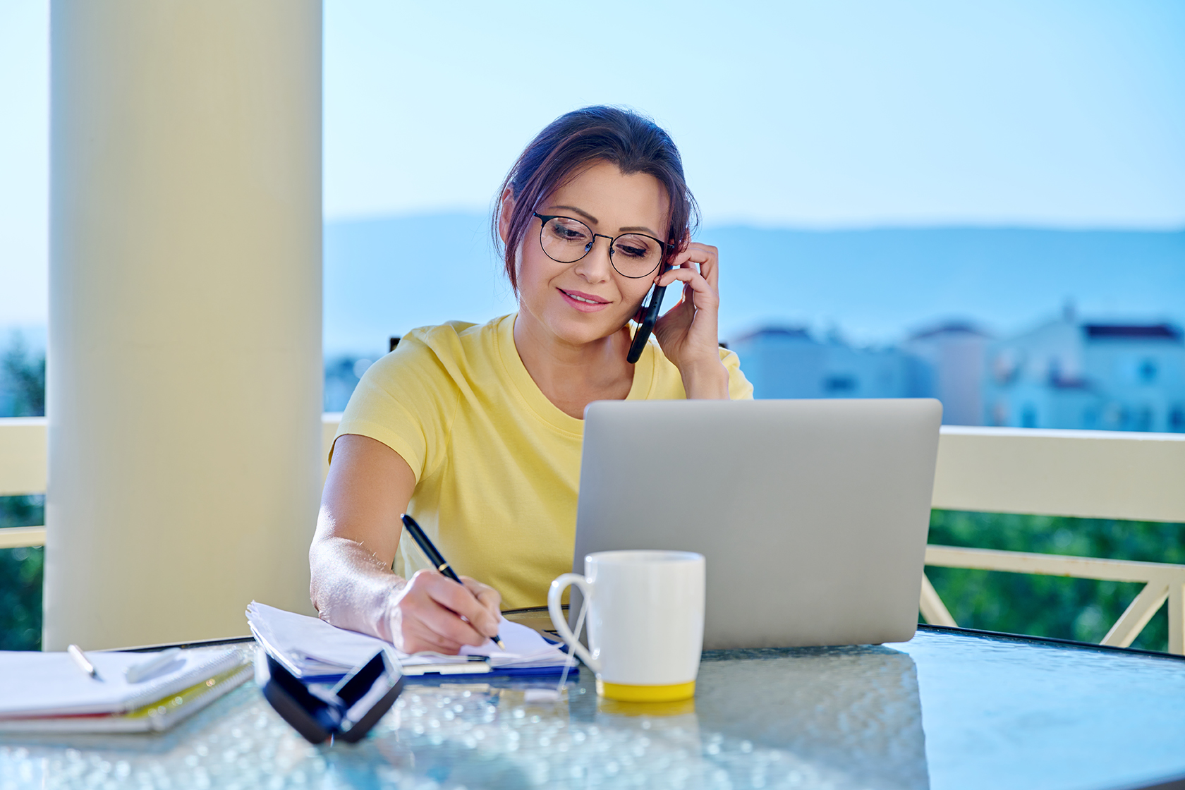 accountant in a remote finance team sample photo